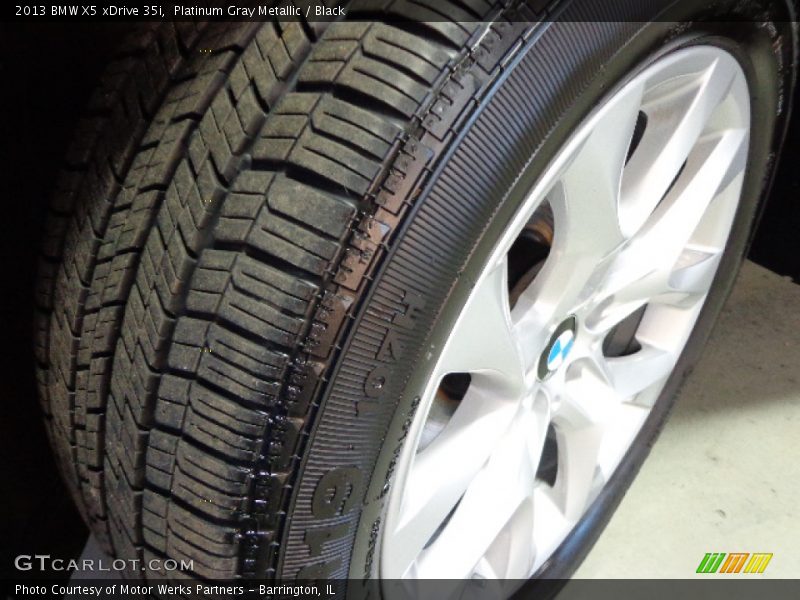 Platinum Gray Metallic / Black 2013 BMW X5 xDrive 35i