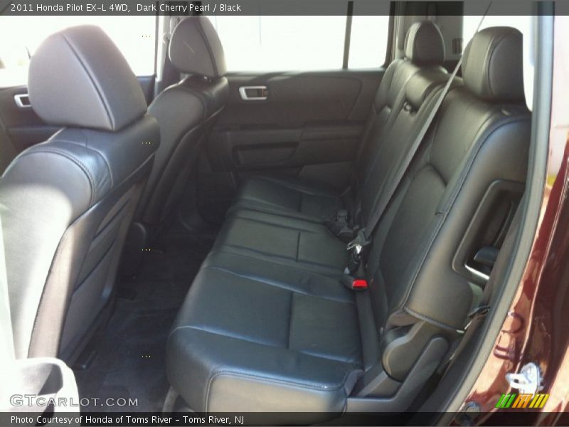 Dark Cherry Pearl / Black 2011 Honda Pilot EX-L 4WD