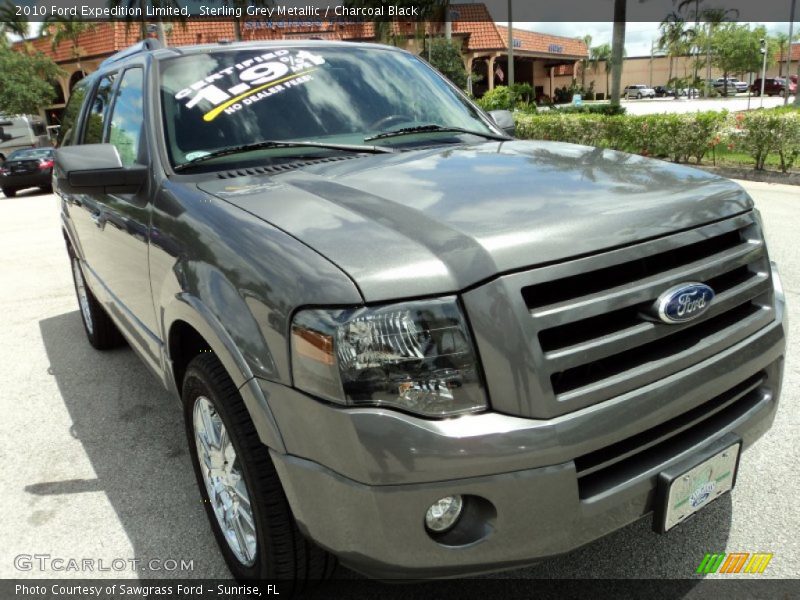 Sterling Grey Metallic / Charcoal Black 2010 Ford Expedition Limited