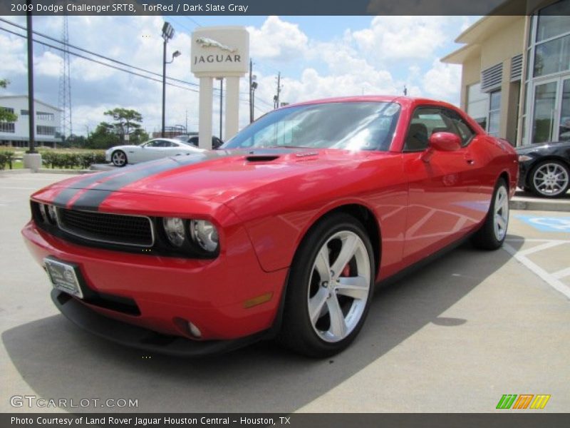 TorRed / Dark Slate Gray 2009 Dodge Challenger SRT8