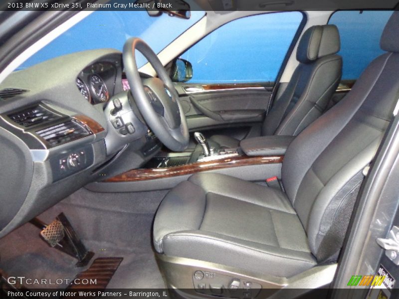 Platinum Gray Metallic / Black 2013 BMW X5 xDrive 35i
