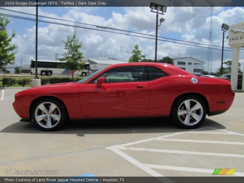 TorRed / Dark Slate Gray 2009 Dodge Challenger SRT8