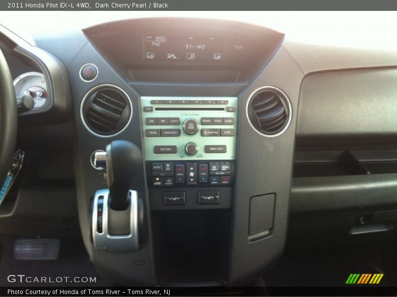 Dark Cherry Pearl / Black 2011 Honda Pilot EX-L 4WD