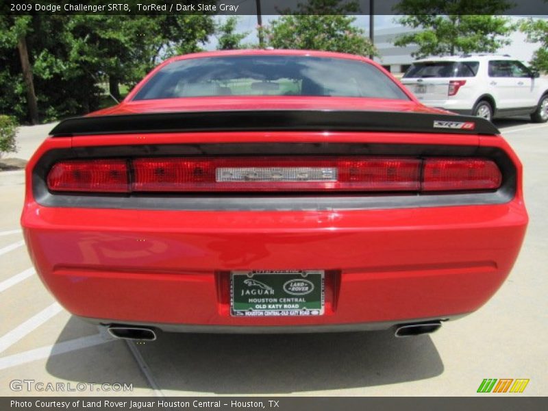 TorRed / Dark Slate Gray 2009 Dodge Challenger SRT8