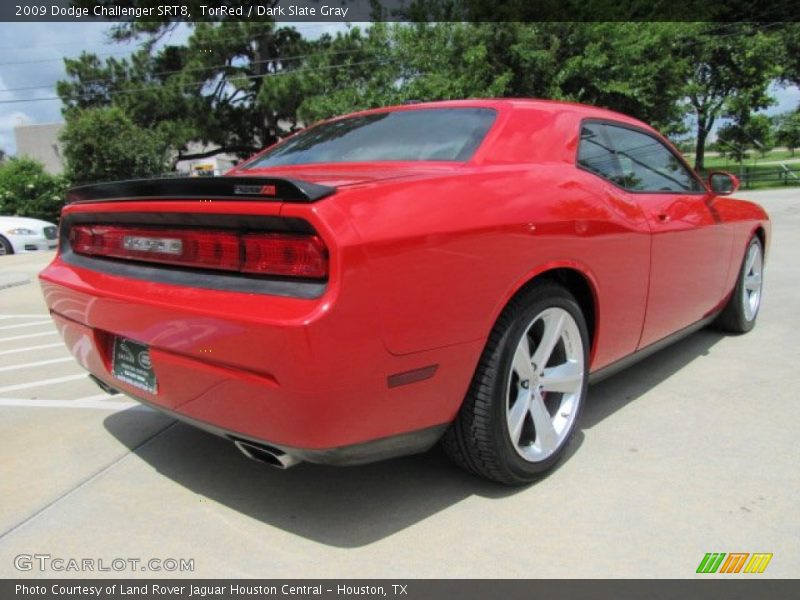 TorRed / Dark Slate Gray 2009 Dodge Challenger SRT8