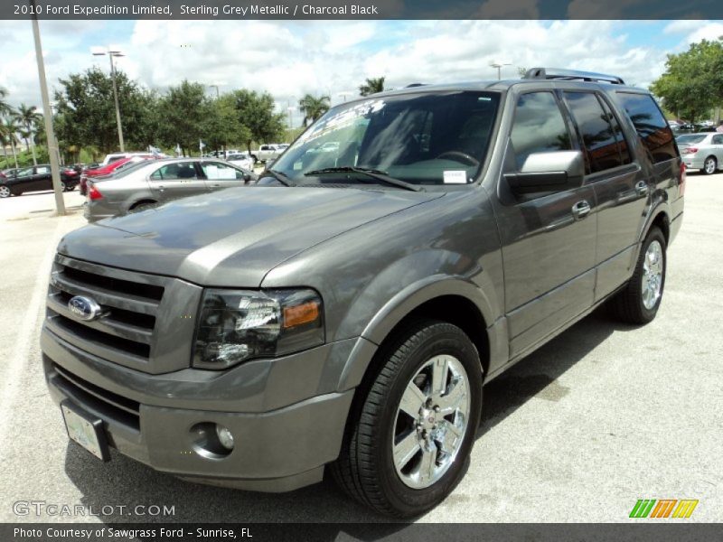 Sterling Grey Metallic / Charcoal Black 2010 Ford Expedition Limited