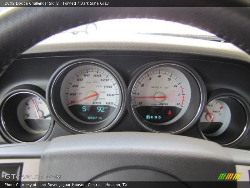 TorRed / Dark Slate Gray 2009 Dodge Challenger SRT8