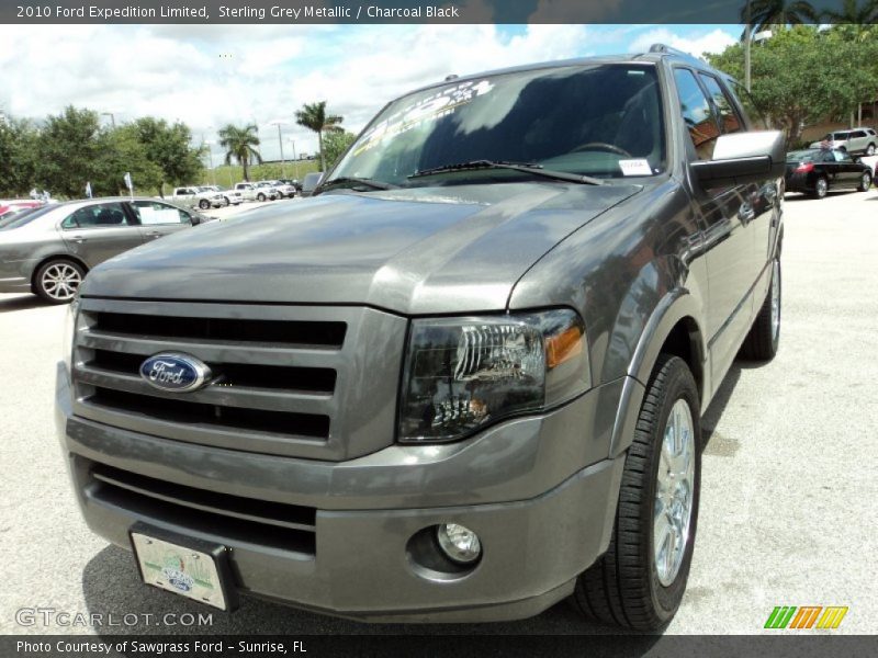 Sterling Grey Metallic / Charcoal Black 2010 Ford Expedition Limited