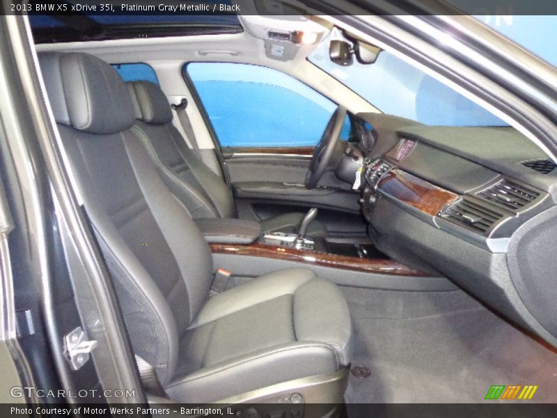 Platinum Gray Metallic / Black 2013 BMW X5 xDrive 35i