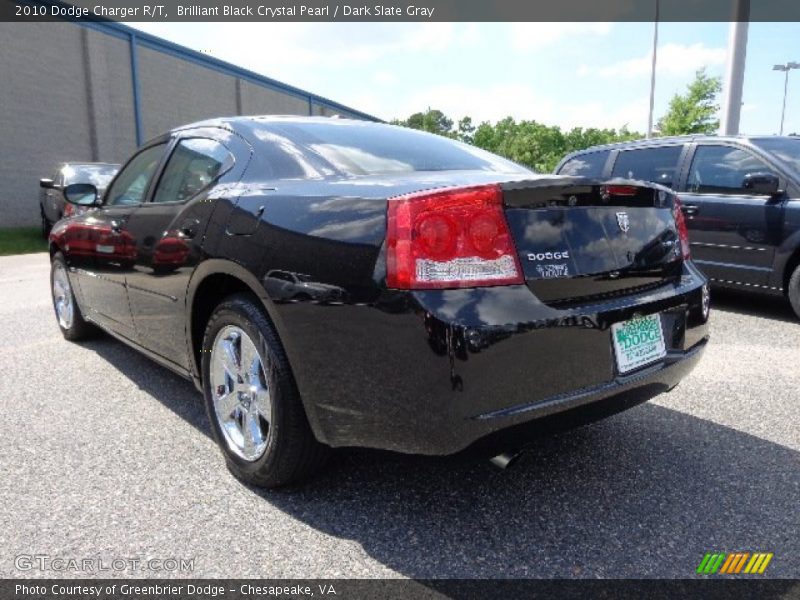 Brilliant Black Crystal Pearl / Dark Slate Gray 2010 Dodge Charger R/T