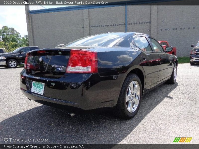 Brilliant Black Crystal Pearl / Dark Slate Gray 2010 Dodge Charger R/T