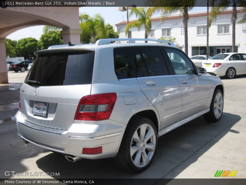 Iridium Silver Metallic / Black 2011 Mercedes-Benz GLK 350