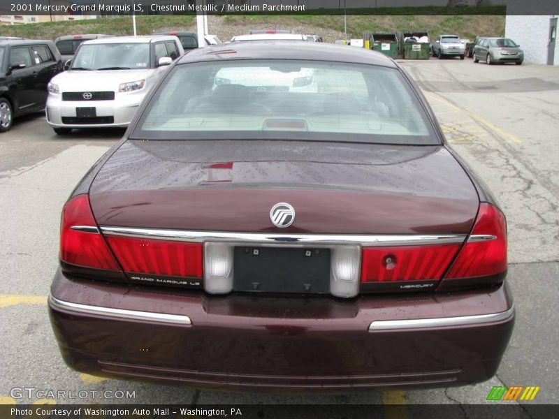 Chestnut Metallic / Medium Parchment 2001 Mercury Grand Marquis LS