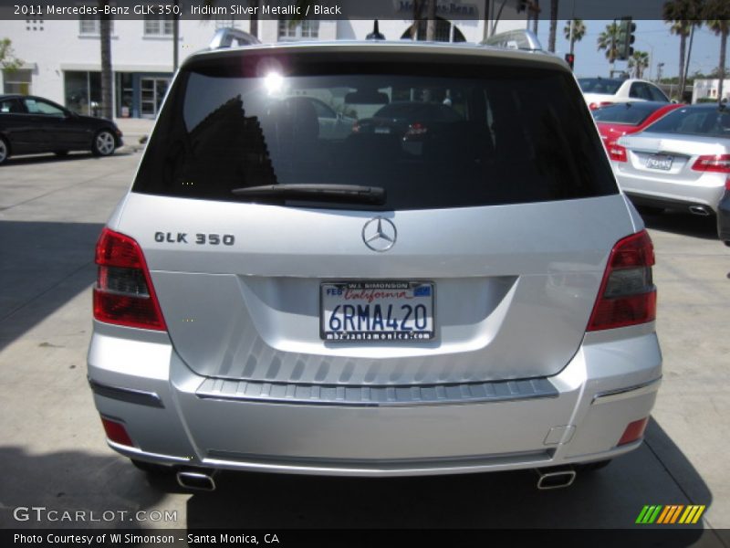 Iridium Silver Metallic / Black 2011 Mercedes-Benz GLK 350