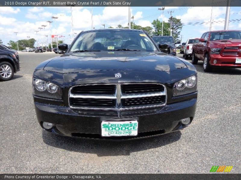 Brilliant Black Crystal Pearl / Dark Slate Gray 2010 Dodge Charger R/T