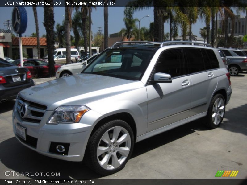 Iridium Silver Metallic / Black 2011 Mercedes-Benz GLK 350
