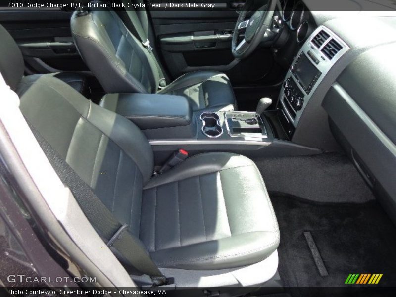 Brilliant Black Crystal Pearl / Dark Slate Gray 2010 Dodge Charger R/T
