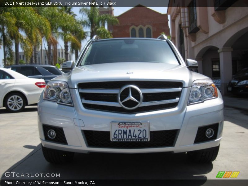 Iridium Silver Metallic / Black 2011 Mercedes-Benz GLK 350