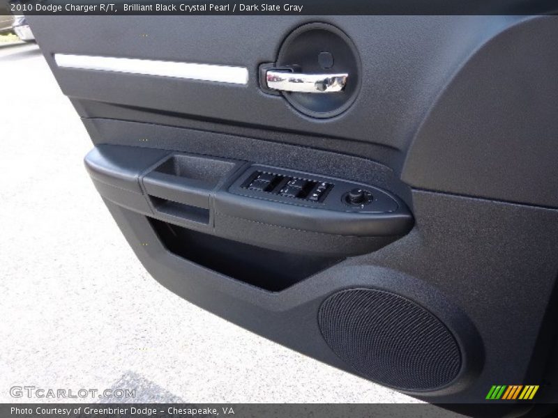 Brilliant Black Crystal Pearl / Dark Slate Gray 2010 Dodge Charger R/T
