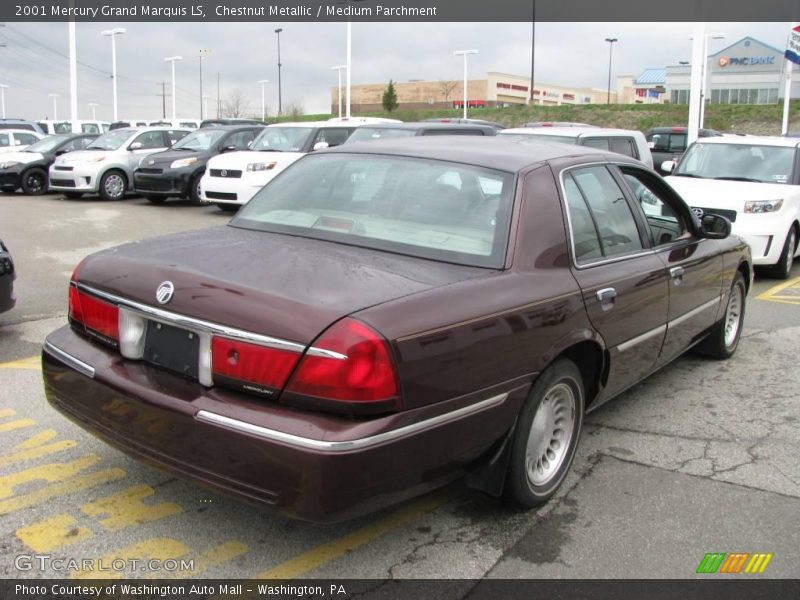 Chestnut Metallic / Medium Parchment 2001 Mercury Grand Marquis LS