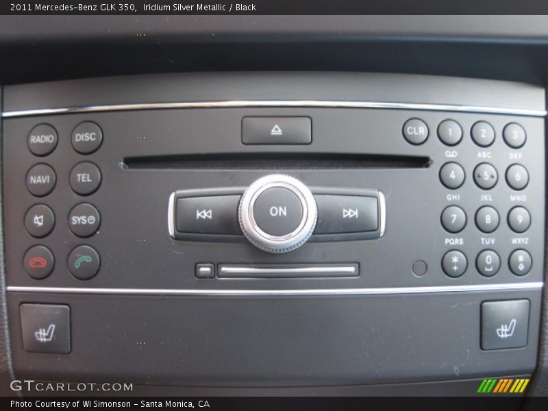 Iridium Silver Metallic / Black 2011 Mercedes-Benz GLK 350