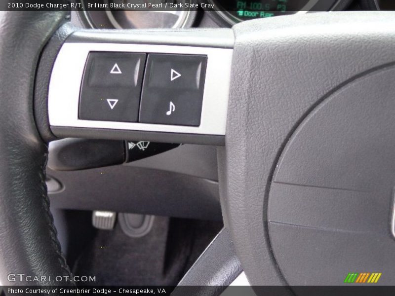 Brilliant Black Crystal Pearl / Dark Slate Gray 2010 Dodge Charger R/T