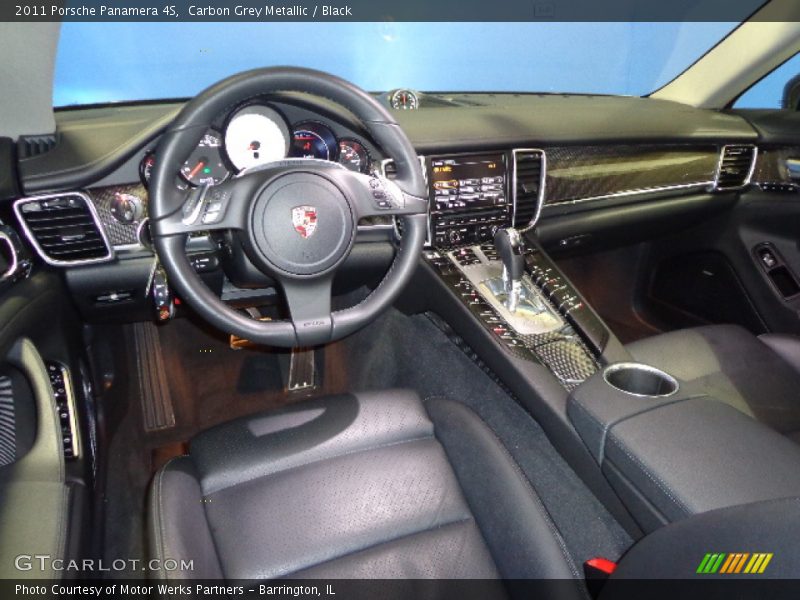 Carbon Grey Metallic / Black 2011 Porsche Panamera 4S
