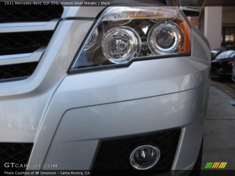 Iridium Silver Metallic / Black 2011 Mercedes-Benz GLK 350