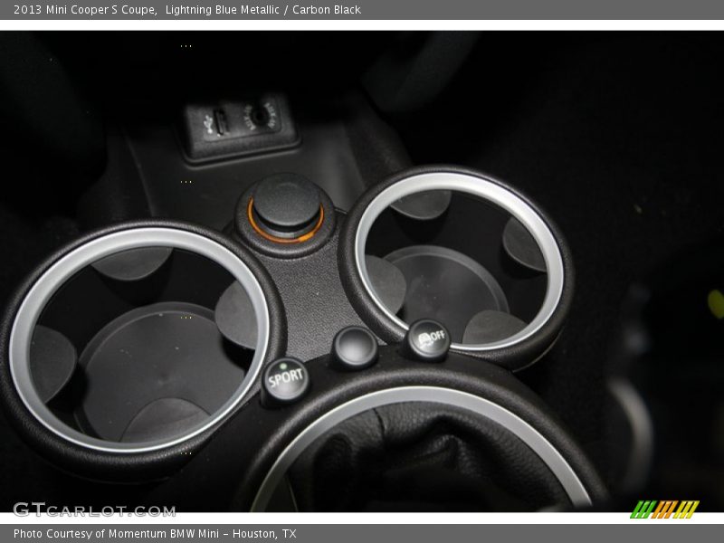 Lightning Blue Metallic / Carbon Black 2013 Mini Cooper S Coupe
