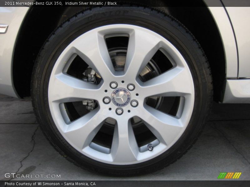 Iridium Silver Metallic / Black 2011 Mercedes-Benz GLK 350