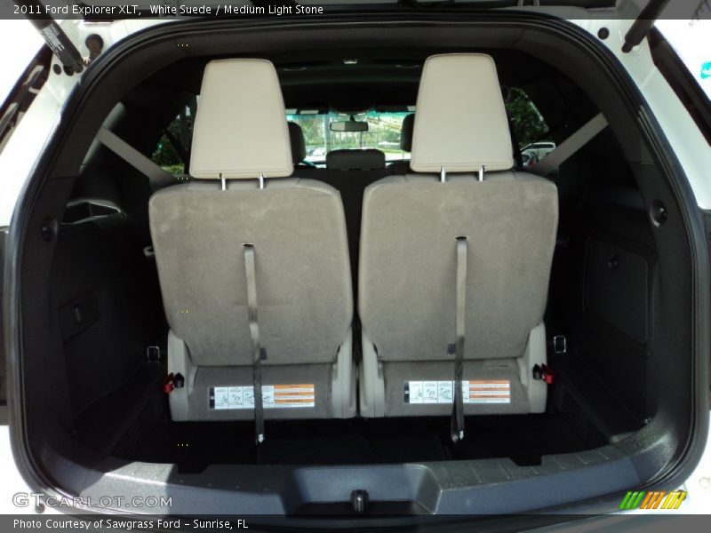 White Suede / Medium Light Stone 2011 Ford Explorer XLT