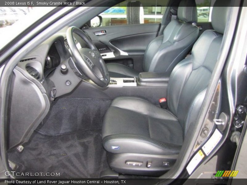  2008 IS F Black Interior