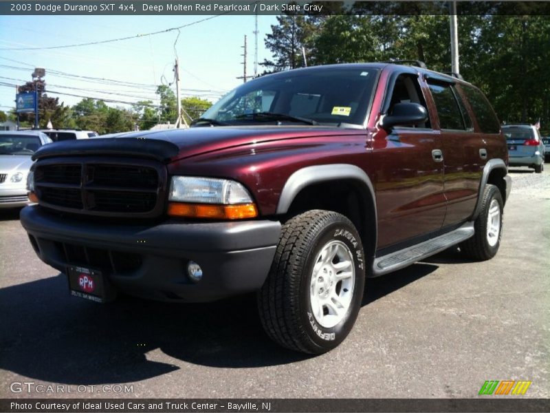 Deep Molten Red Pearlcoat / Dark Slate Gray 2003 Dodge Durango SXT 4x4