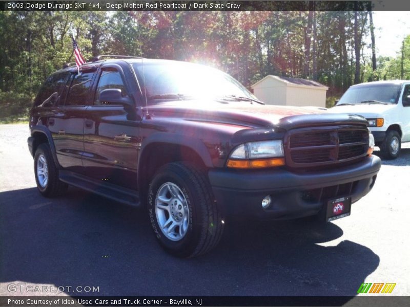 Deep Molten Red Pearlcoat / Dark Slate Gray 2003 Dodge Durango SXT 4x4