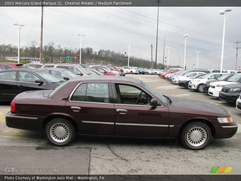 Chestnut Metallic / Medium Parchment 2001 Mercury Grand Marquis LS