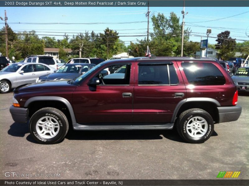 Deep Molten Red Pearlcoat / Dark Slate Gray 2003 Dodge Durango SXT 4x4