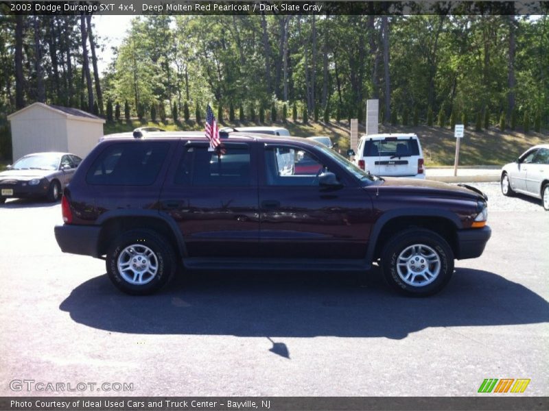 Deep Molten Red Pearlcoat / Dark Slate Gray 2003 Dodge Durango SXT 4x4