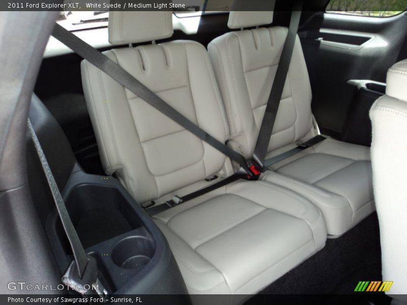 White Suede / Medium Light Stone 2011 Ford Explorer XLT