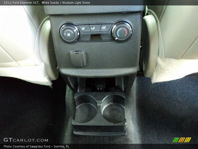 White Suede / Medium Light Stone 2011 Ford Explorer XLT