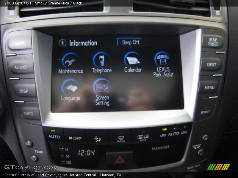 Smoky Granite Mica / Black 2008 Lexus IS F
