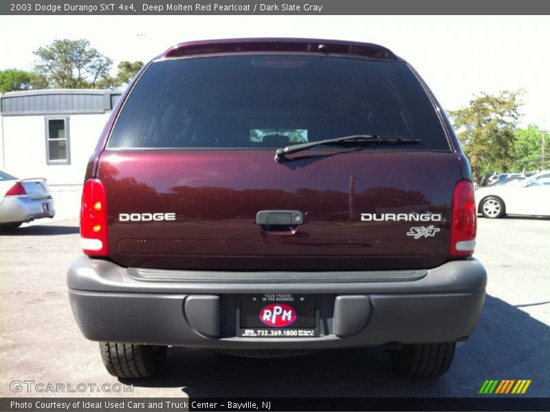 Deep Molten Red Pearlcoat / Dark Slate Gray 2003 Dodge Durango SXT 4x4