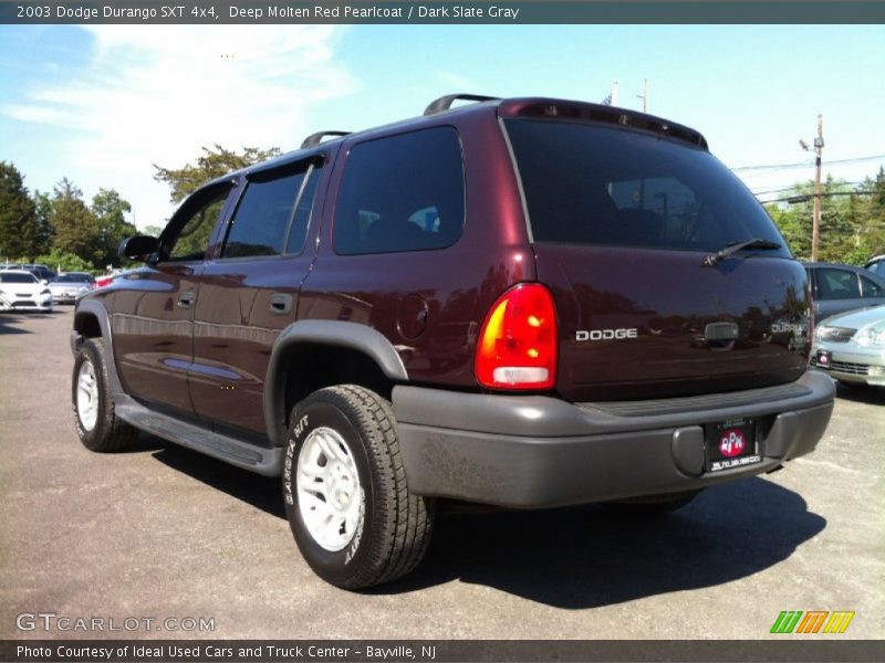 Deep Molten Red Pearlcoat / Dark Slate Gray 2003 Dodge Durango SXT 4x4