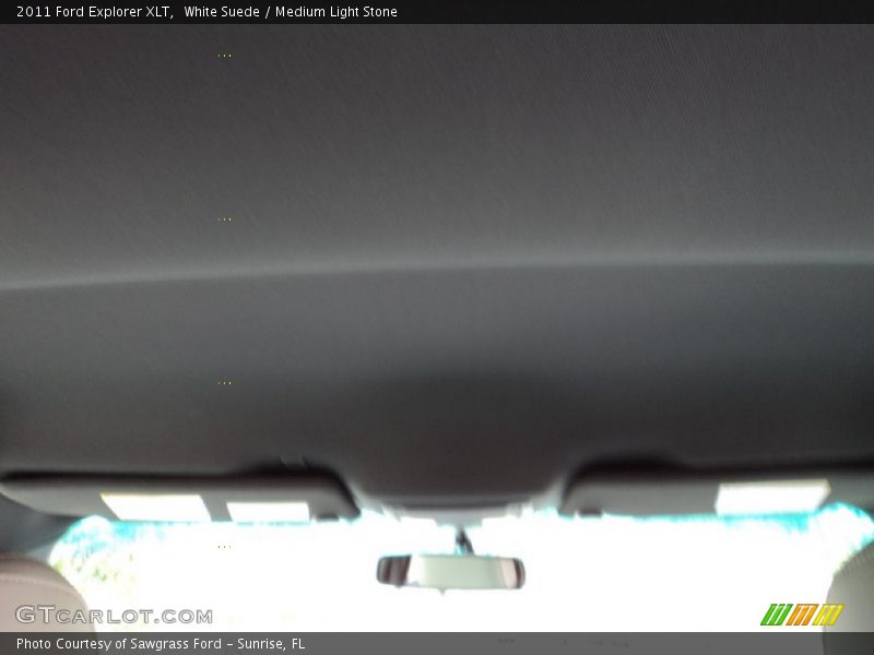 White Suede / Medium Light Stone 2011 Ford Explorer XLT