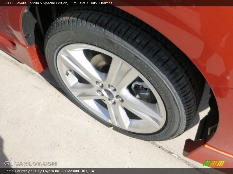 Hot Lava / Dark Charcoal 2013 Toyota Corolla S Special Edition