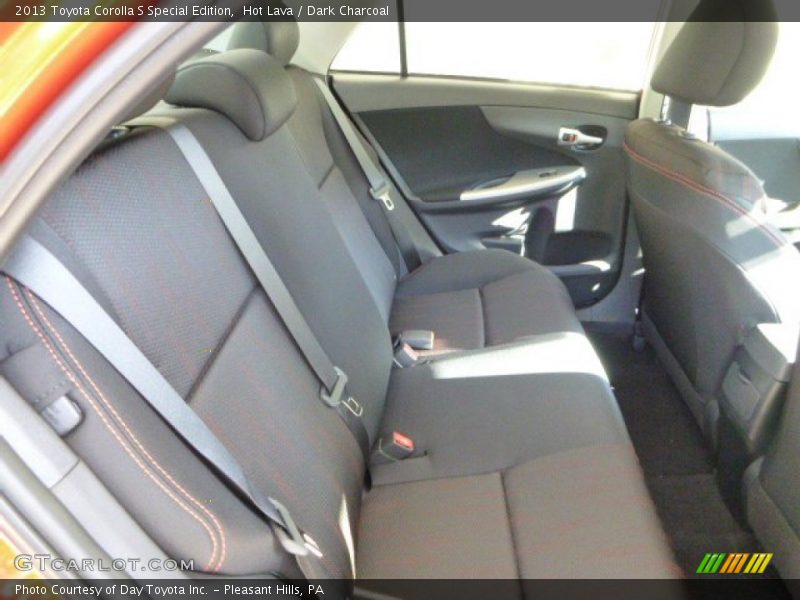 Hot Lava / Dark Charcoal 2013 Toyota Corolla S Special Edition