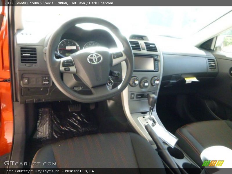 Hot Lava / Dark Charcoal 2013 Toyota Corolla S Special Edition