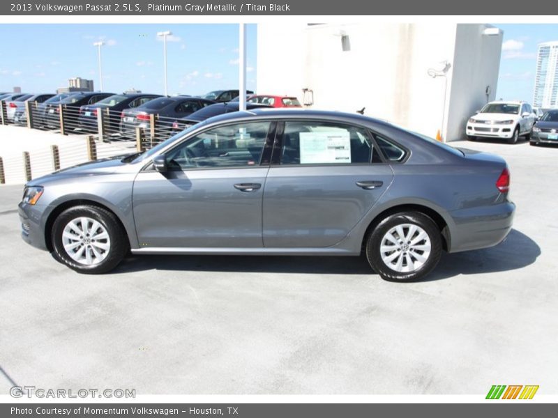 Platinum Gray Metallic / Titan Black 2013 Volkswagen Passat 2.5L S