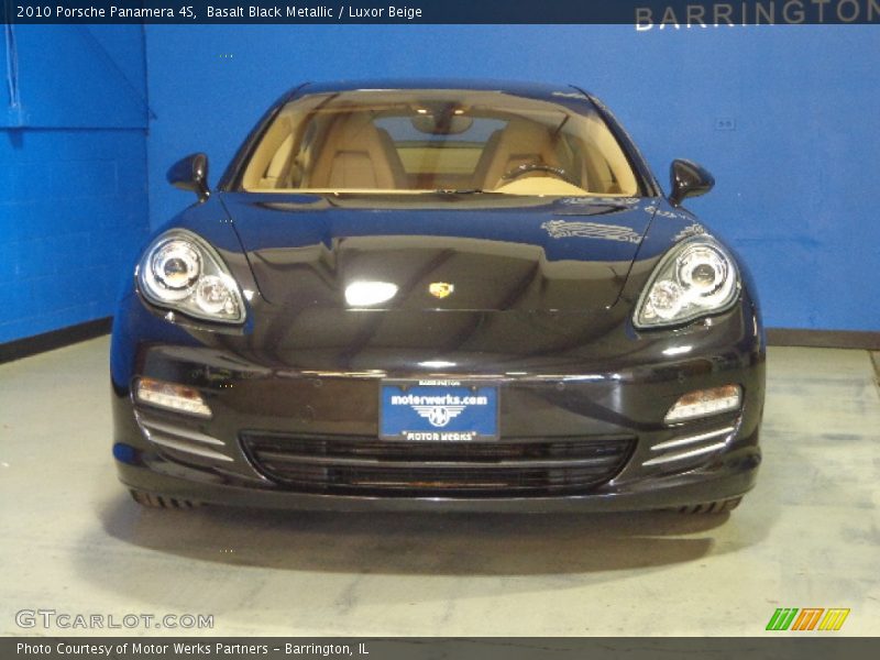 Basalt Black Metallic / Luxor Beige 2010 Porsche Panamera 4S