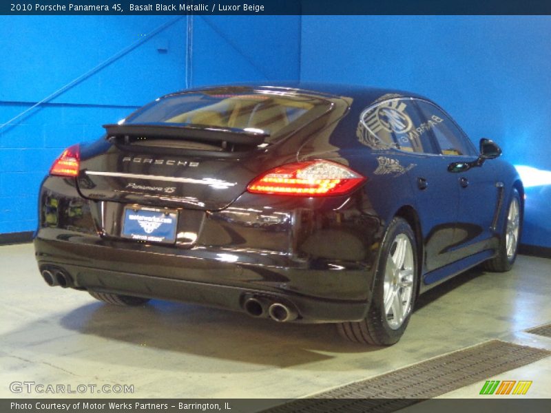 Basalt Black Metallic / Luxor Beige 2010 Porsche Panamera 4S