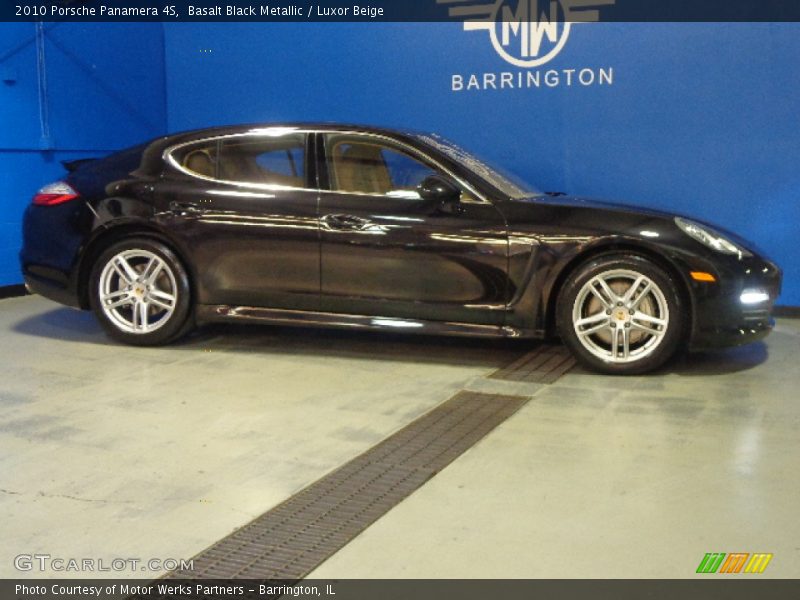 Basalt Black Metallic / Luxor Beige 2010 Porsche Panamera 4S